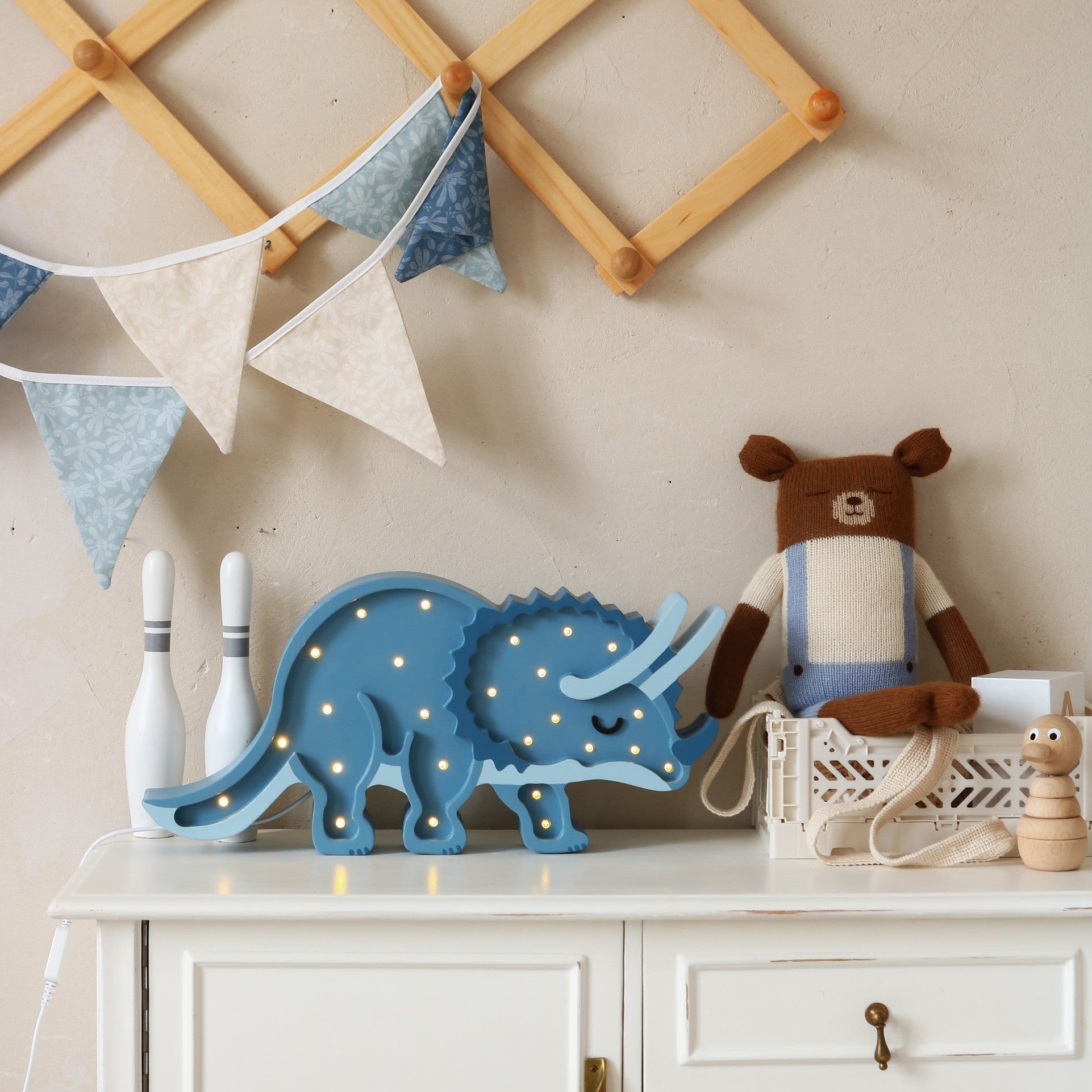 Little Lights Dino Triceratops Lamp